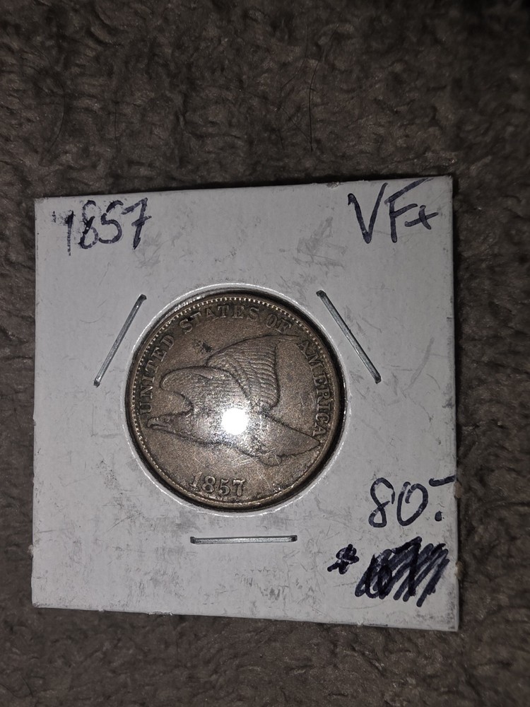 1857 Flying Eagle Cent VF+ Original First Year 🔥🔥