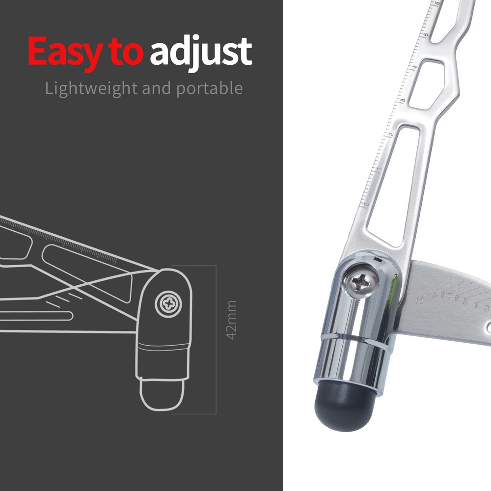 Percussion Reflex Hammer with Graduated Scale for Cutaneous Superficial Response