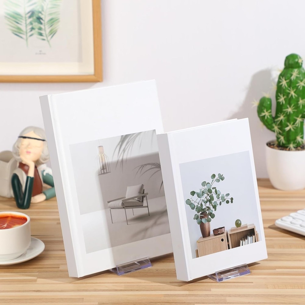 12 Pack Acrylic Book Stand for Display Adjustable Clear Display Holder Easel