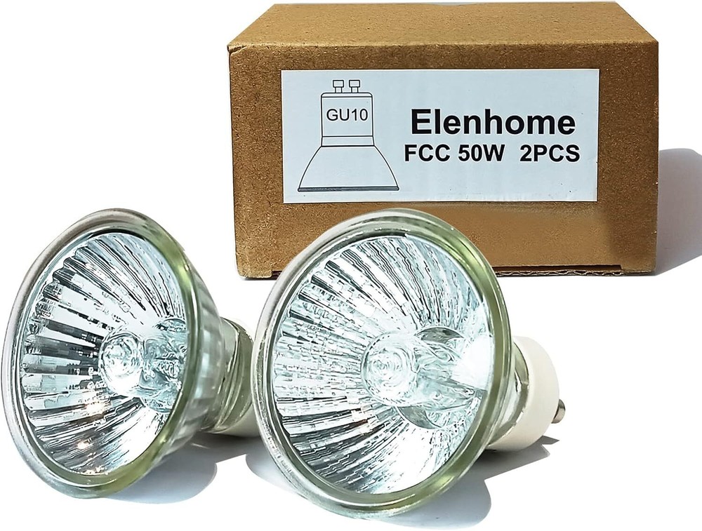 120v 50W GU10 Bulb for Candle Warmer Lamp, 2pcs gu10+c