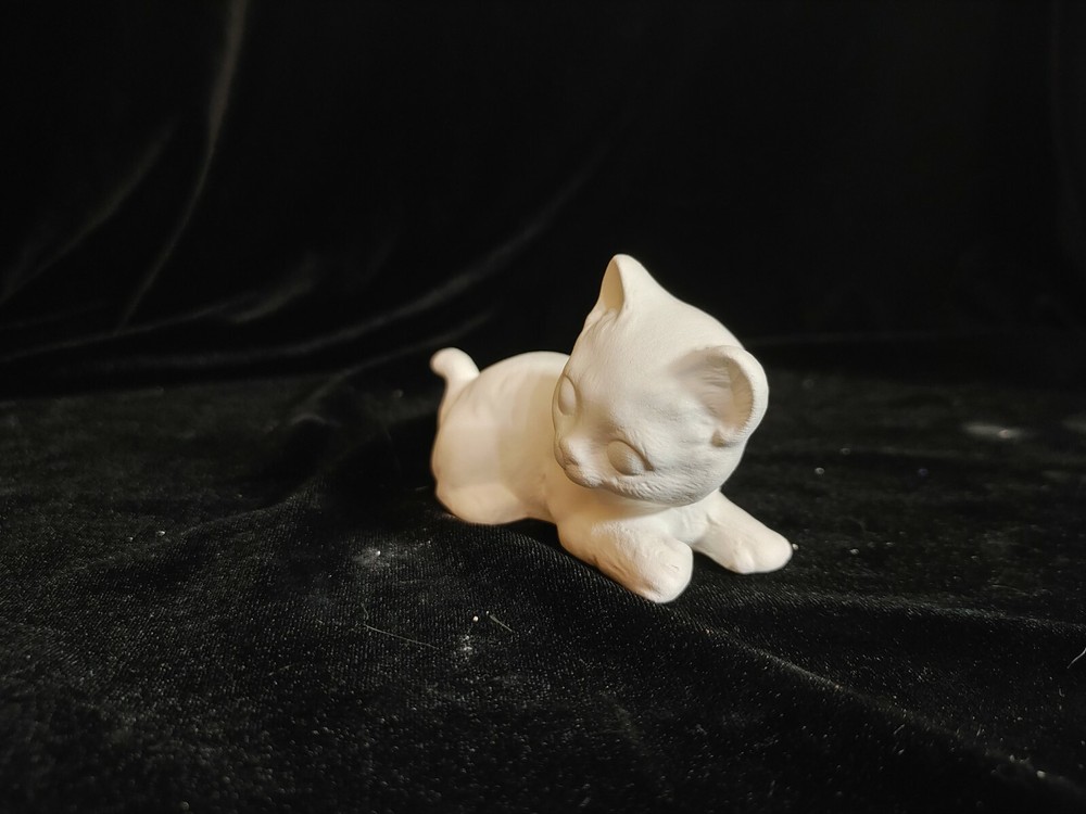 Cat / Kitten - Ceramic Bisque Ready to Paint