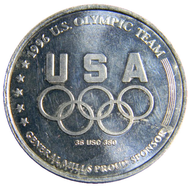 1996 Atlanta Rowing Olympics Medal (01615)