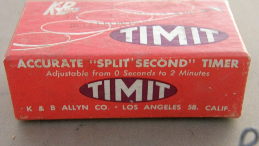 KB ALLYN TIMIT FUEL VACUUM TIMER FF / CL Balsa Model Airplanes