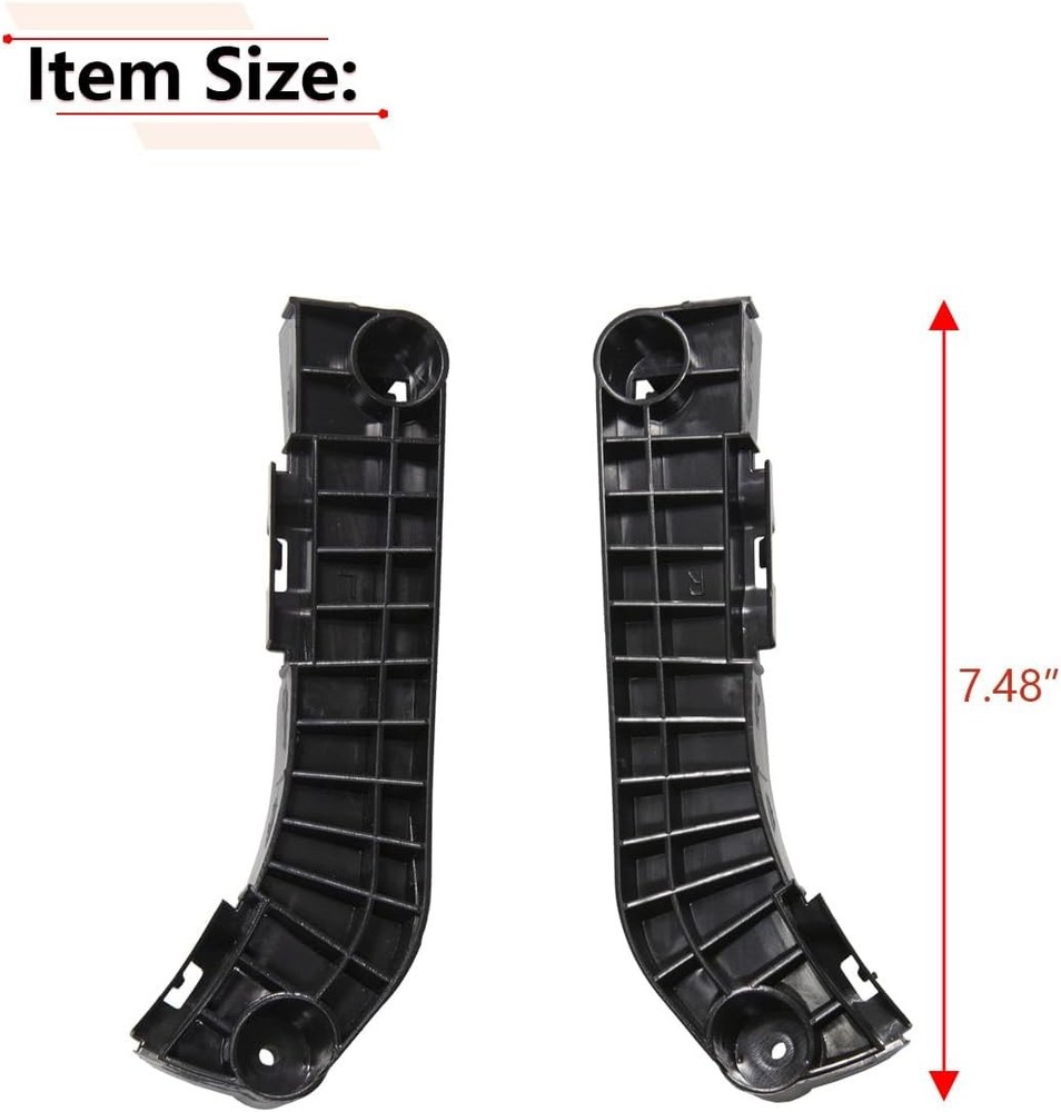 1Pair Front Bumper Bracket Compatible with Camry 2007 2008 2009 2010 2011 Year,
