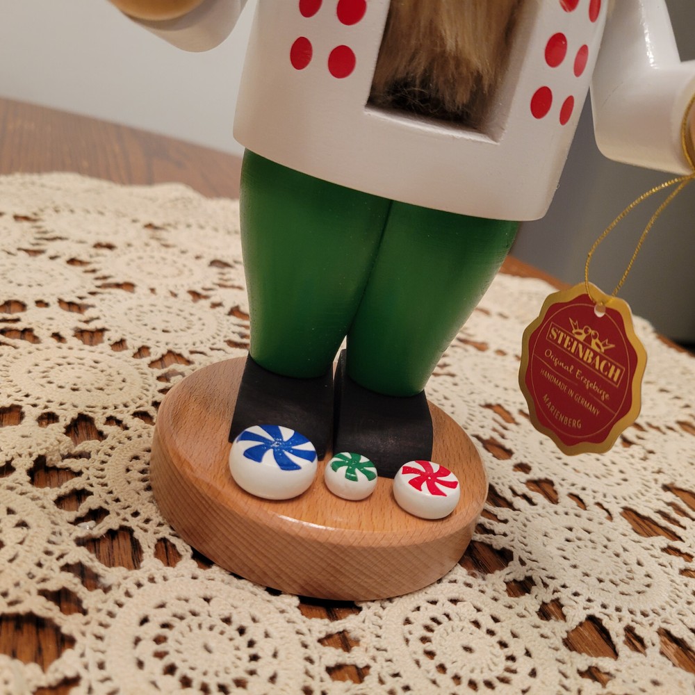 NIB Steinbach 12 in. Nutcracker TROLL CANDYMAKER Hangtag & COA