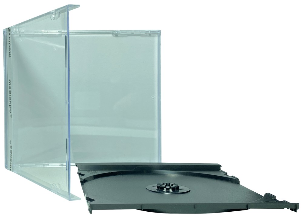 10 STANDARD Black CD Jewel Case (Unassembled) ** 1-3 DAY