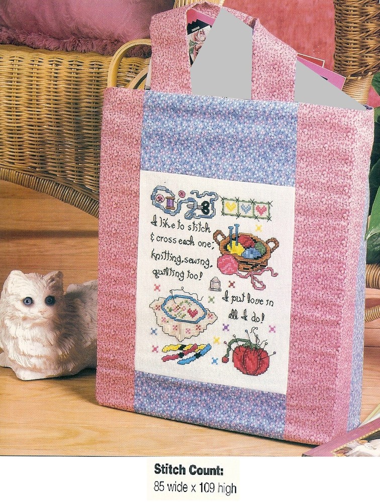 CRAZY ABOUT CRAFTS CROSS STITCH PATTERN ONLY   (ME VR