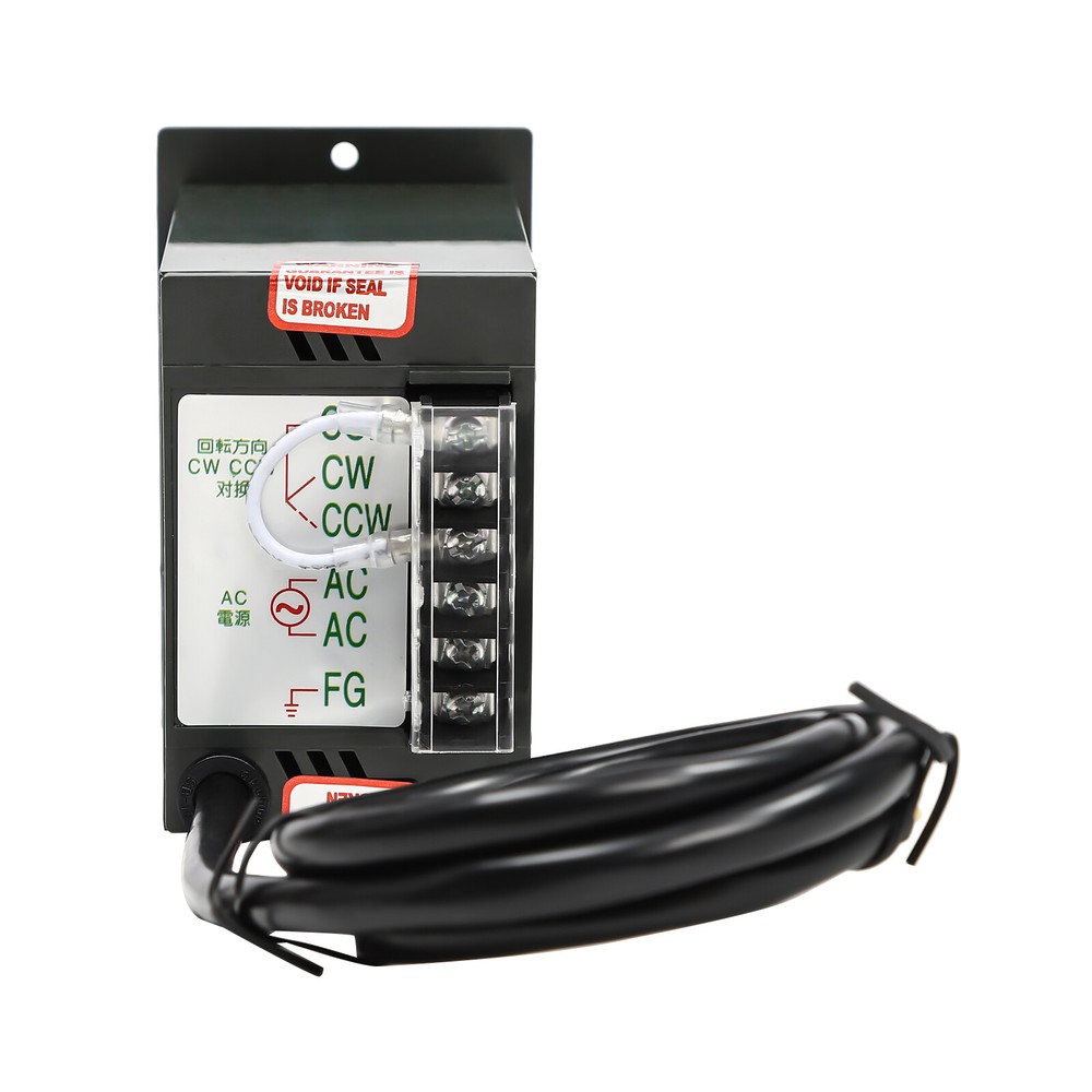 Adjustable AC 110V Worm Gear Motor 6W with Speed Controller and High Efficiency