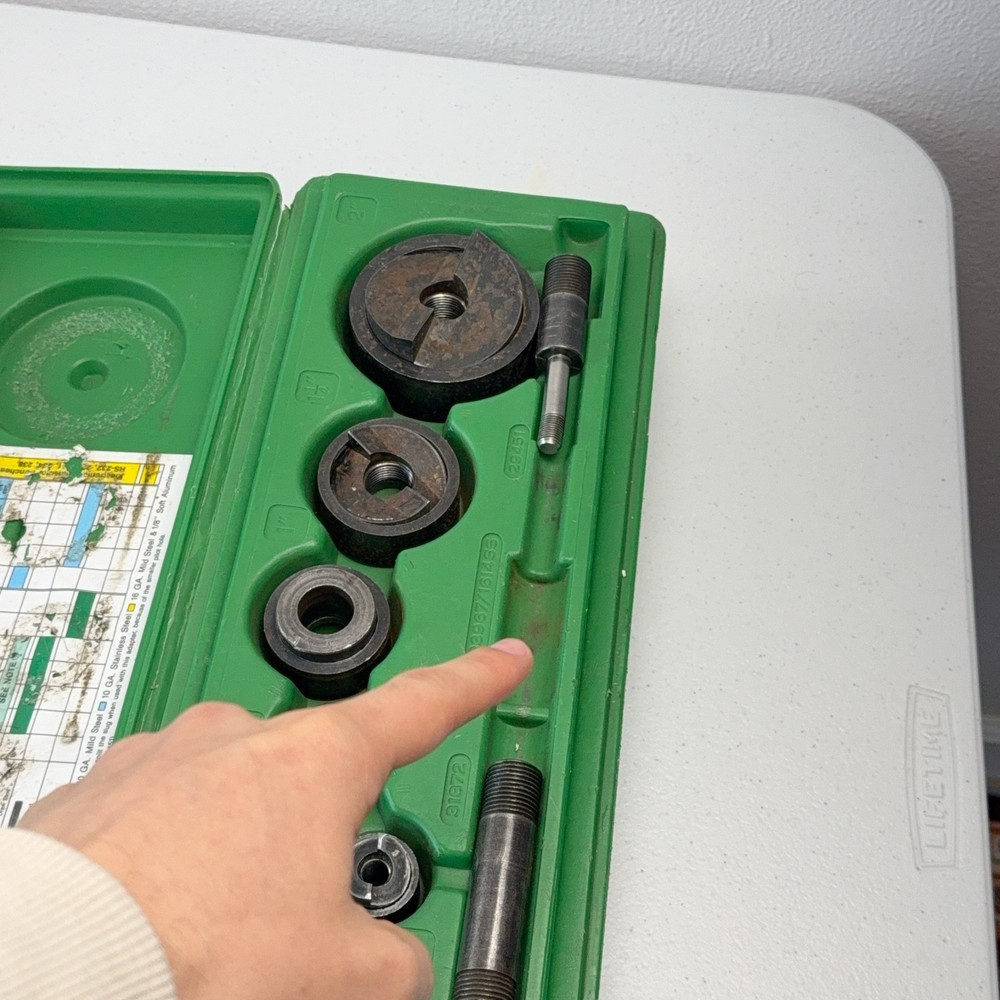 GREENLEE 7806SB 7804SB Quick Draw Hydraulic Knockout *ALMOST COMPLETE*