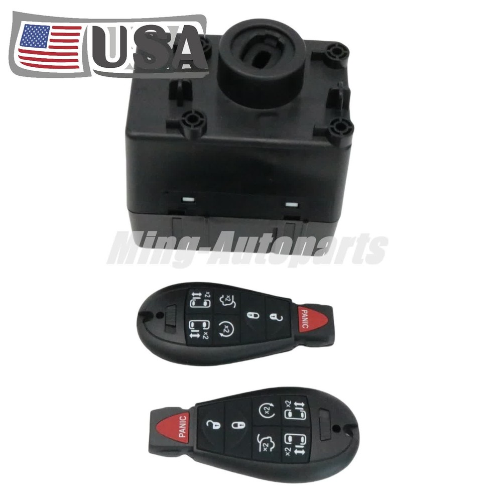 For 09-12 Dodge Ram 1500 Wireless Ignition WIN Module Node -Programmed w/Keys US