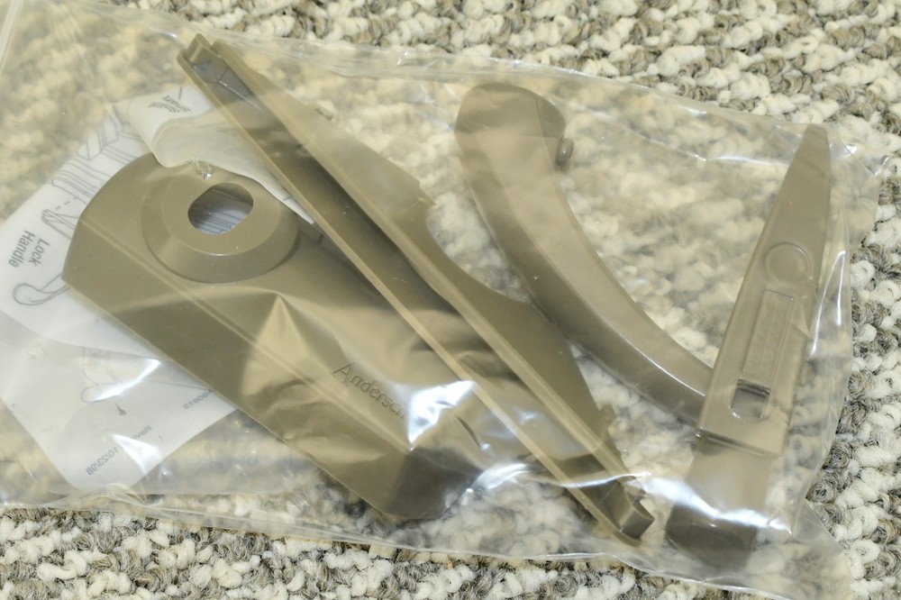 ANDERSEN Window Casement Operator Handle + Cover Metro Style Stone Hardware