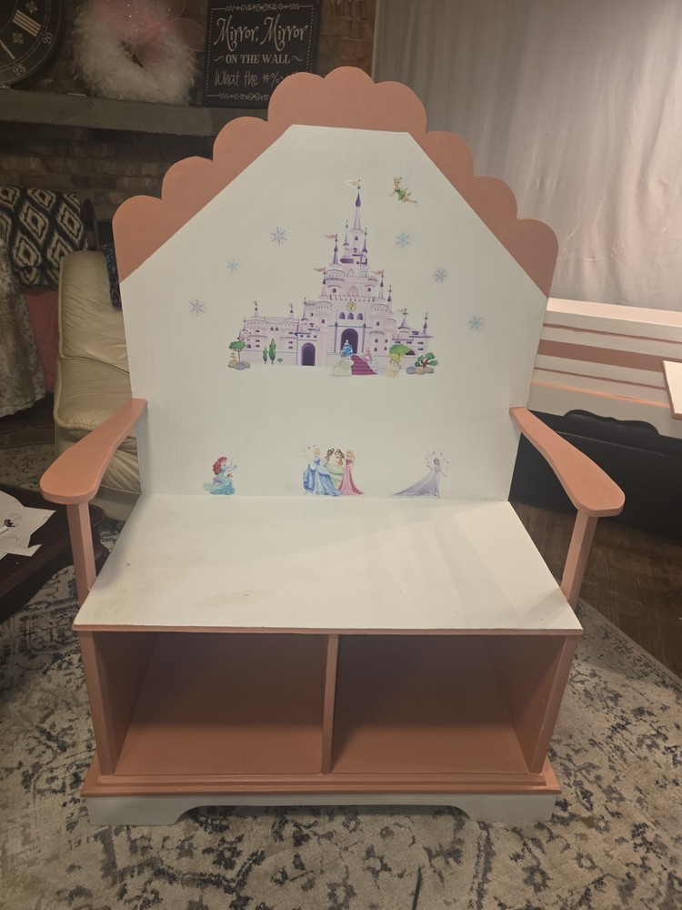 Princess Bench And Toy Box Set
