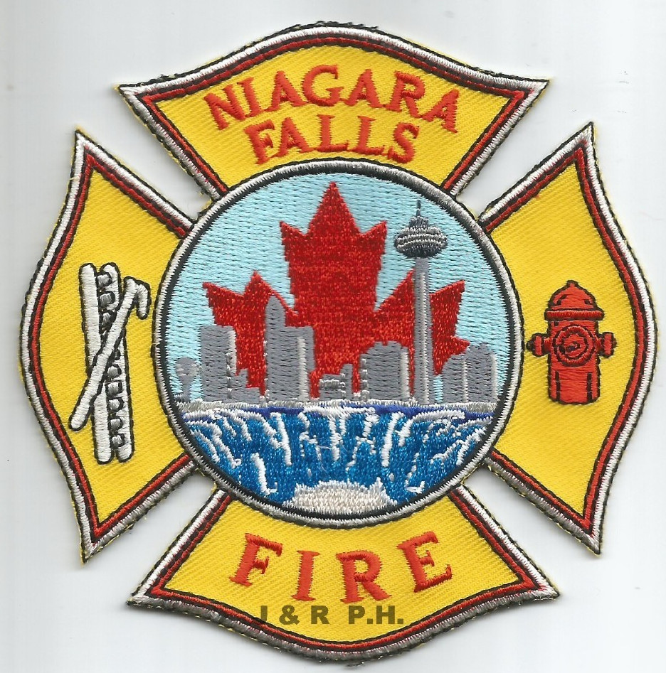 Niagara Falls  Fire Dept., Ontario, Canada (4" x 4" size)  fire patch