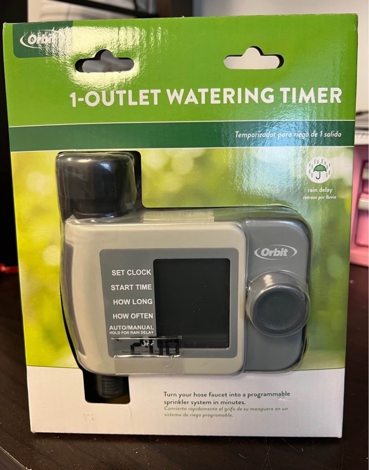 Orbit 1 Output Port Stationary Digital hose end Timer