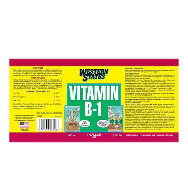 1 Gal. Vitamin B-1 Liquid Fertilizer