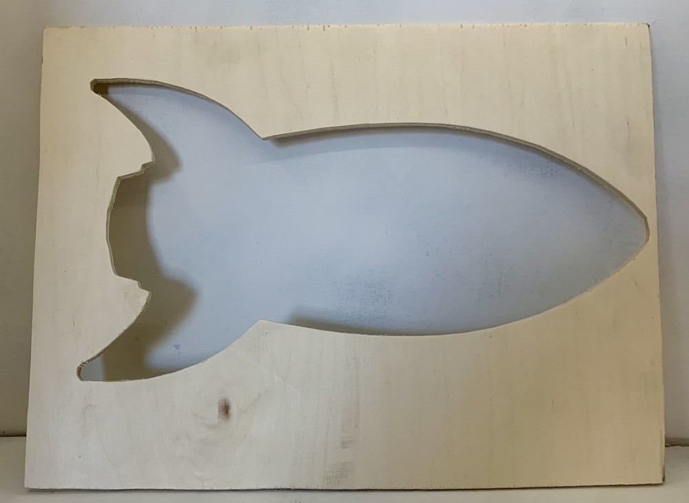 Rocket Sign CNC Router File
