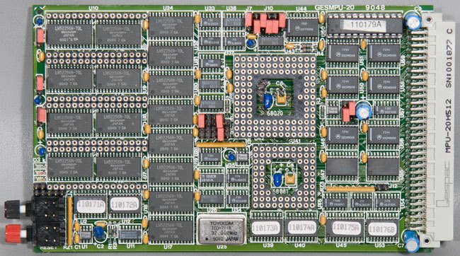 Gespac GESMPU-20H512 MPU-20H512 MPU-20 Processor Board, ASM