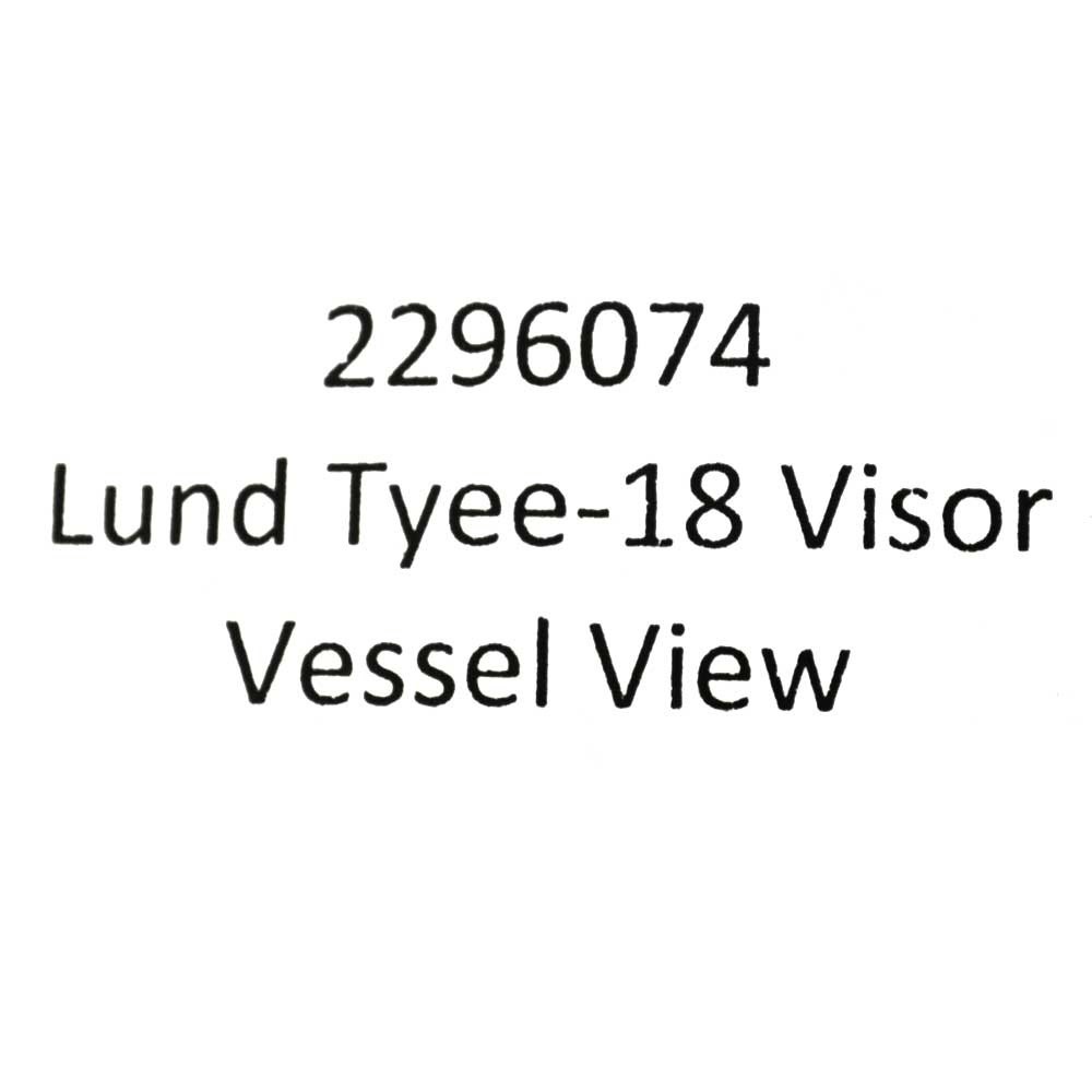 Lund Boat Dashboard Visor Panel 2296074 | 1800 Tyee Black