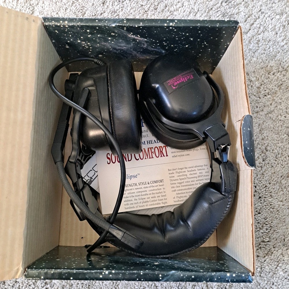 Eclipse Flightcom Headset Working, Read