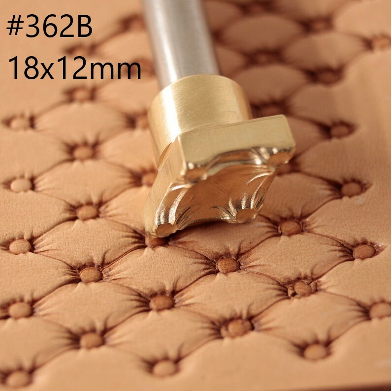 Leather stamp tool crafting crafts brass saddle making stamps #362