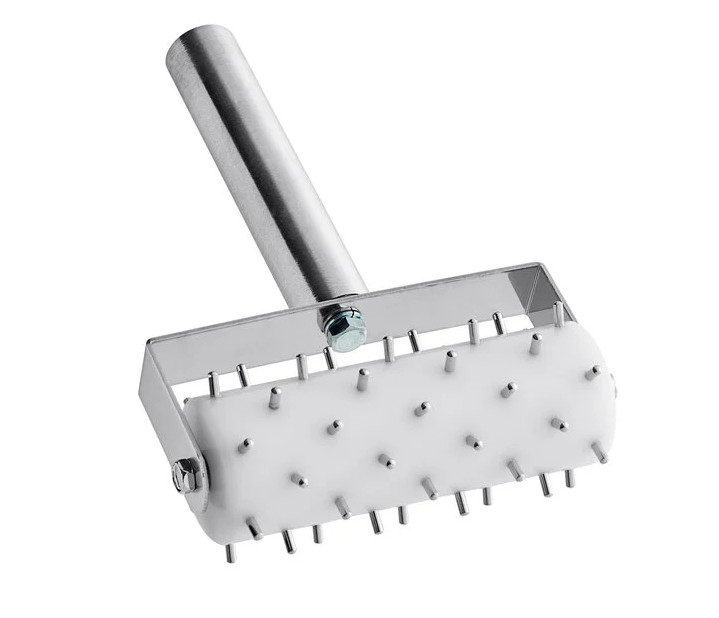 5 1/2" Wide Dough Docker with Stainless Steel Handle