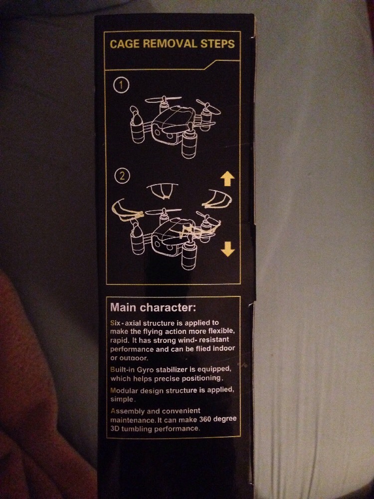 Gladiator Helicopters 2.4Ghz 4CH 6-Axis RC Mini Drone w/ 3D rollover function