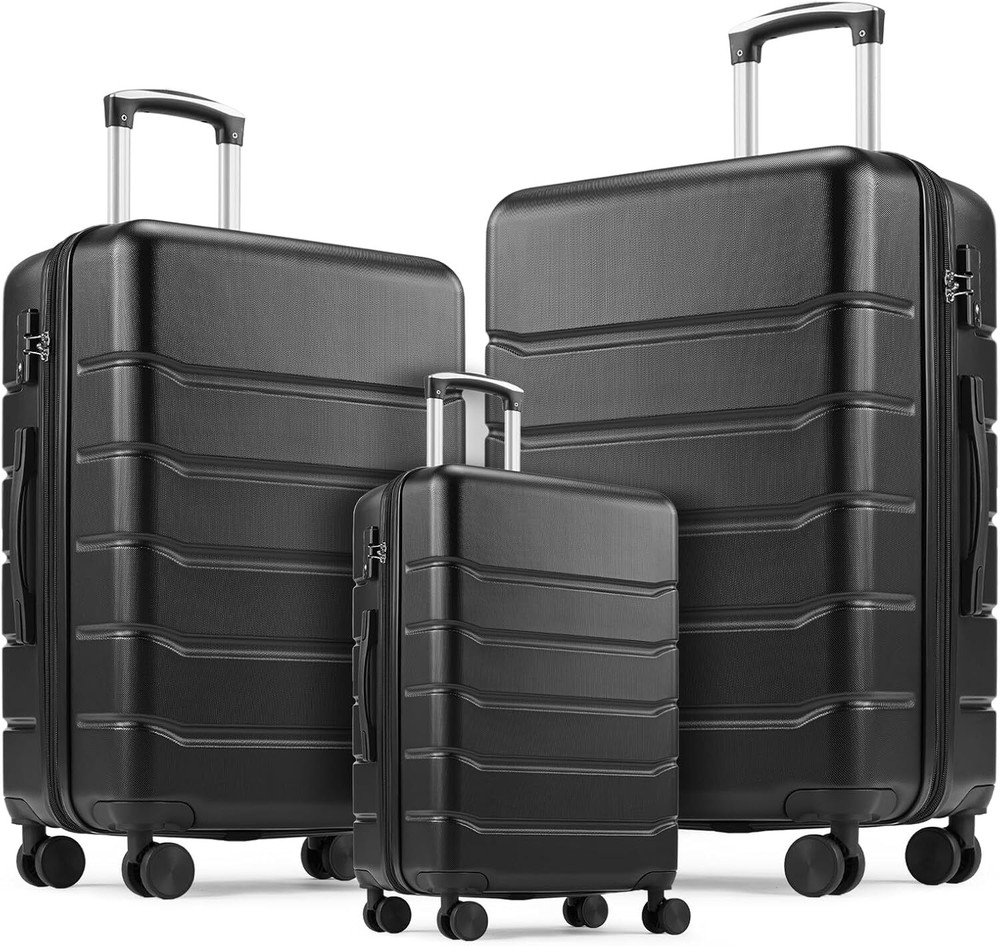 Carry-On Luggage Hard Shell Rolling Suitcase Expandable Lightweight TSA Lock