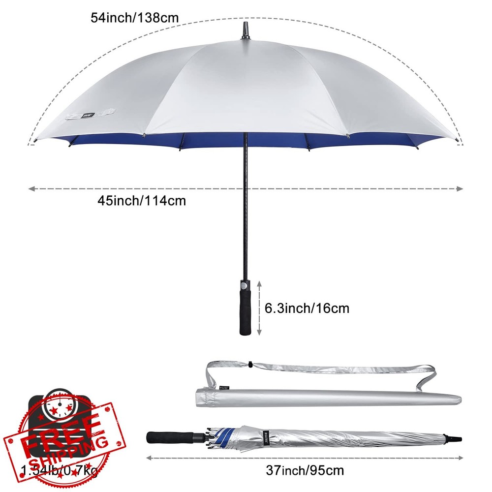 G4Free Large Golf Umbrella Windproof UV Auto Open