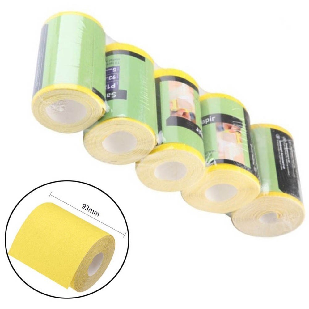 High Performance Yellow Sanding Roll Long Lasting and Versatile Grit 40 180#