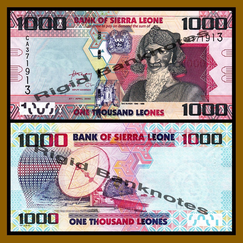 Sierra Leone 1000 Leones, 2010 P-30 Unc