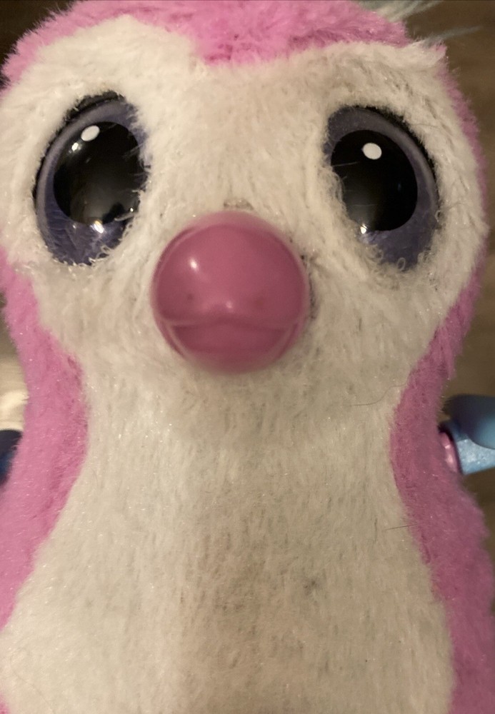 Hatchimals Interactive Penguala Penguin, Pink/White Spin Master Tested Works EUC