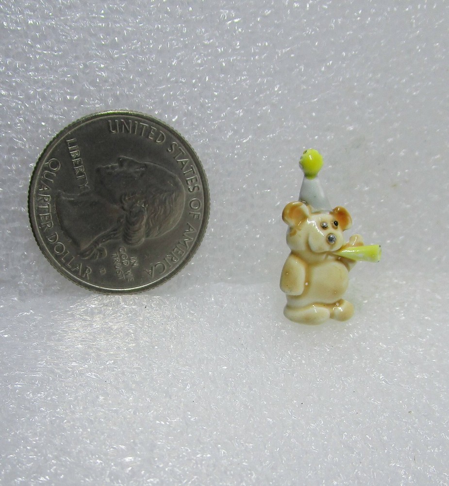 Bear Wearing Party Hat Pin