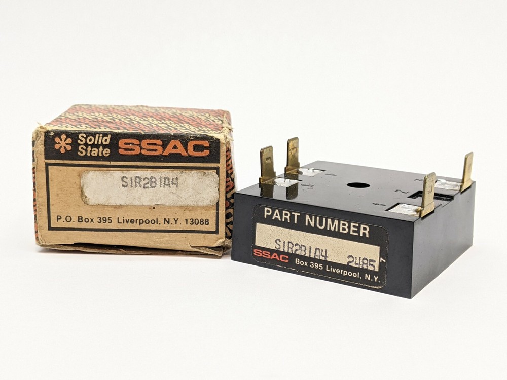 SSAC SIR2B1A4 2485 Solid State Timing Relay