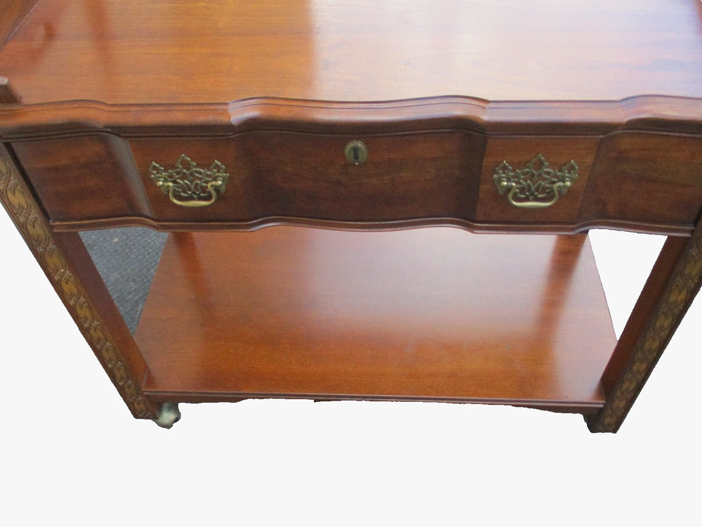 64326 National Mount Airey Mahogany Server Sideboard Cabinet