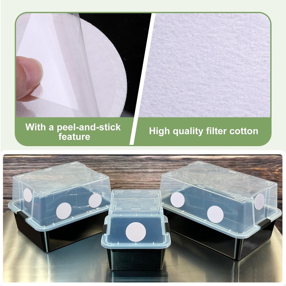 48 Pcs 2.5" Monotub Adhesive Filter Disks-2MM Thick 48Pcs-2mm