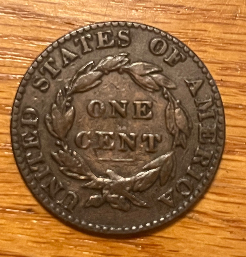 1821 Coronet large cent Fine / VF , nice. & Scarce