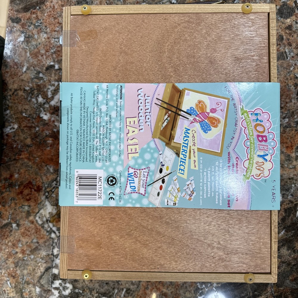 Junior Wooden Easel Set