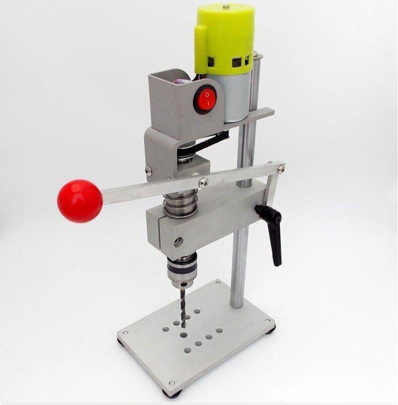 Mini Bench Drill Tool High Precision Portable Bench Woodworking Drilling Machine