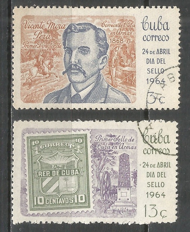 Caribbean 1964 year, used stamps set