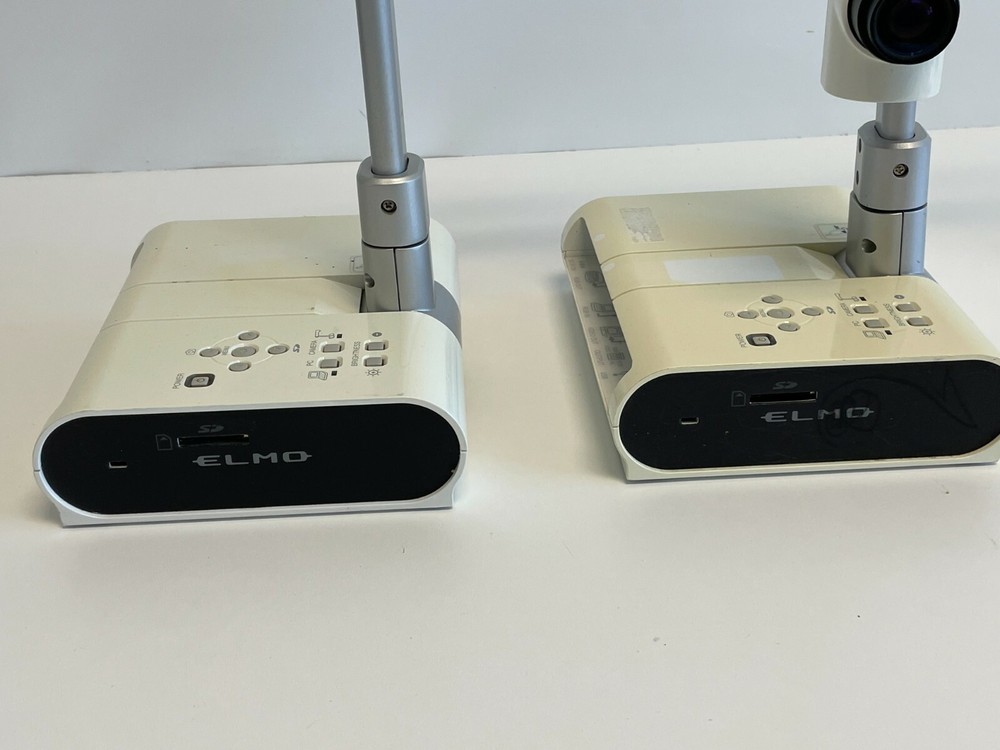 Lot of 2 Elmo Model TT-02S USB VGA Document Camera Visual Presenter