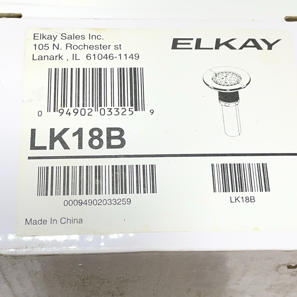 Elkay LK18B Drain Fitting Flat Strainer 74210010