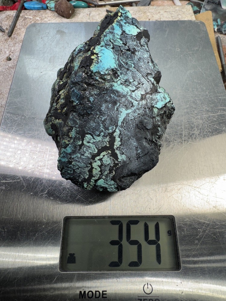 Natural Hubei turquoise nugget