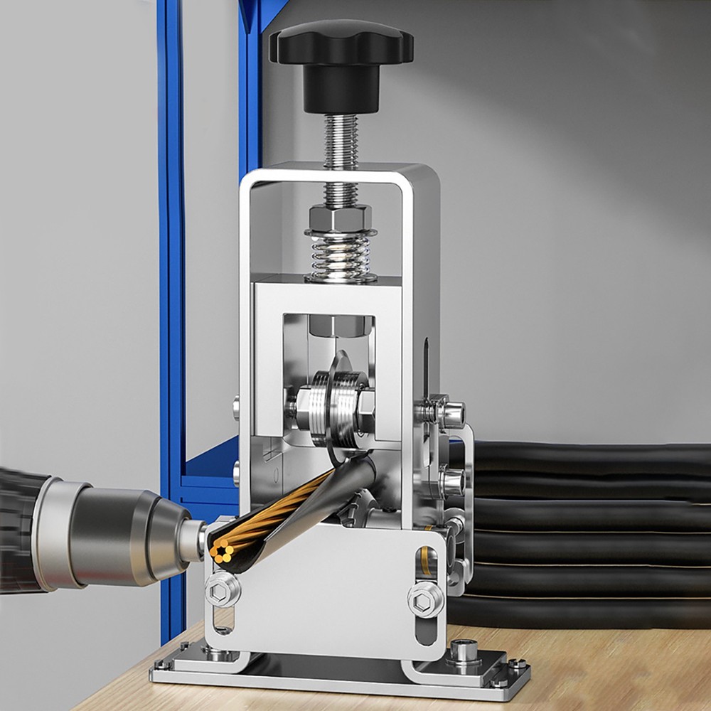 Manual Electric Wire Stripping Machine Cable Stripper Crank Scrap Copper Cutter