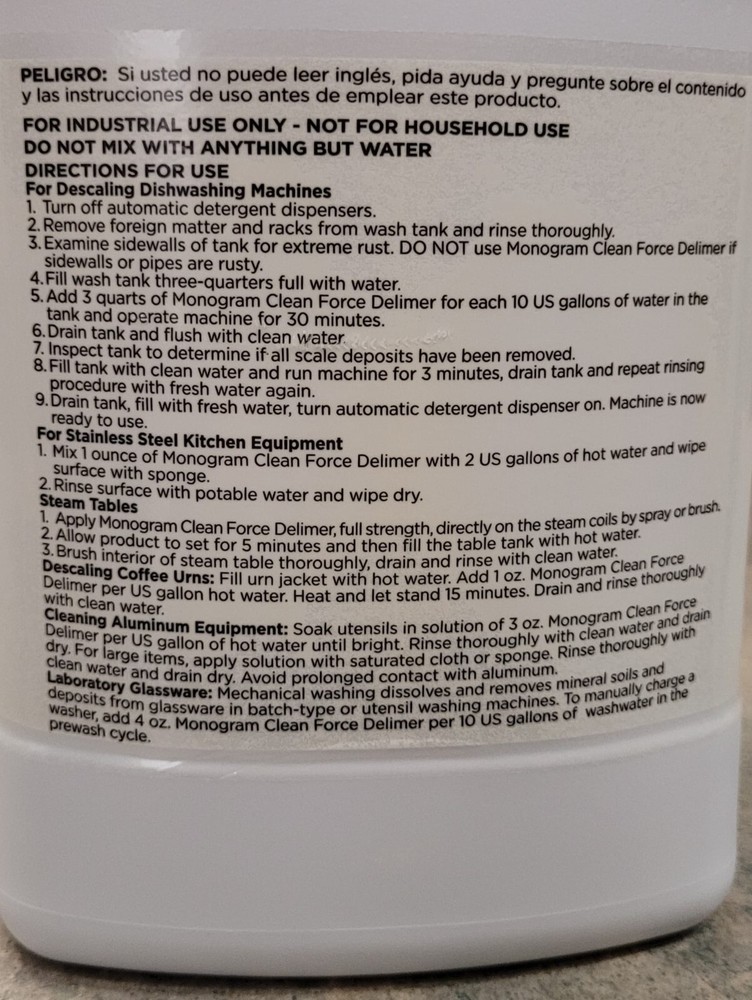 Monogram Clean Force K1 Delimer