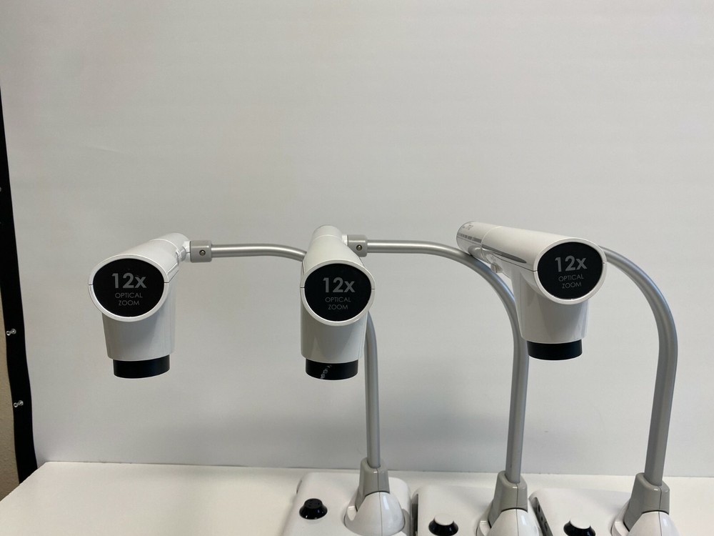 Lot #3: Lot of 3 Elmo TT-12 Interactive Document Camera