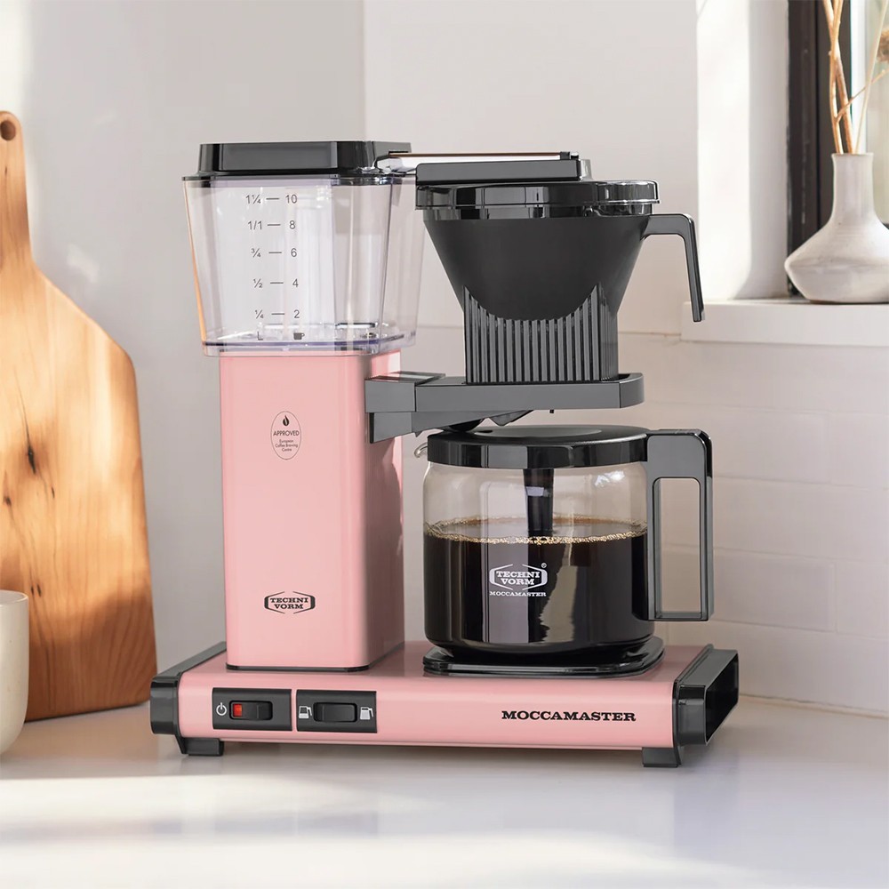 Moccamaster KBGV Select Coffee Maker Half/Full Carafe Switch (Cherry Blossom)