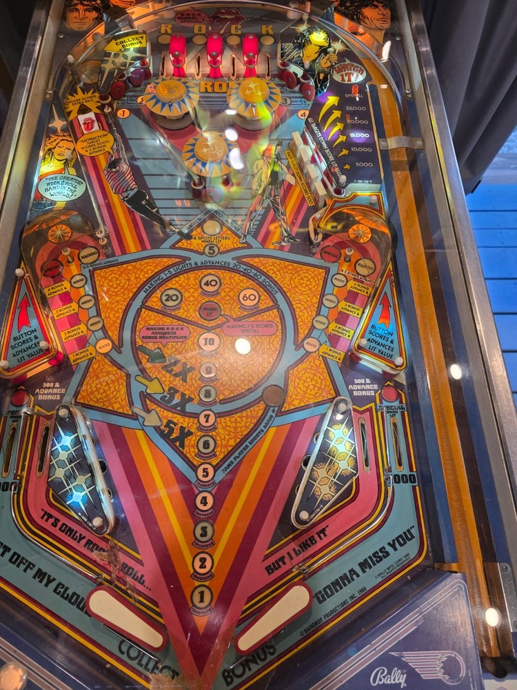 1980 Bally ROLLING STONES Pinball Machine