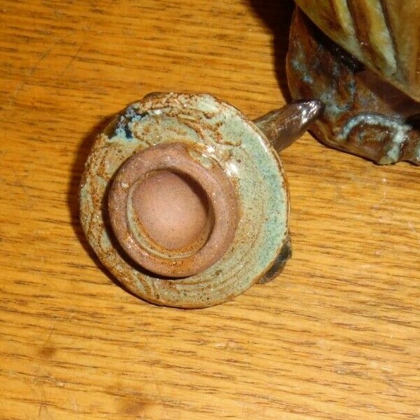 Decorative Studio Art Pottery Turtle Teapot