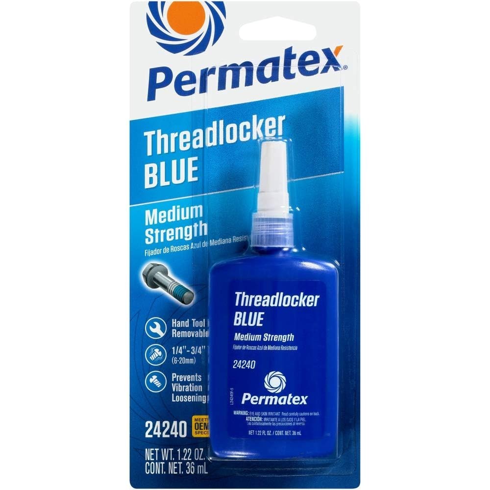 Medium Strength Threadlocker Blue, 36 ml, Automotive Threadlocker For Prevent...