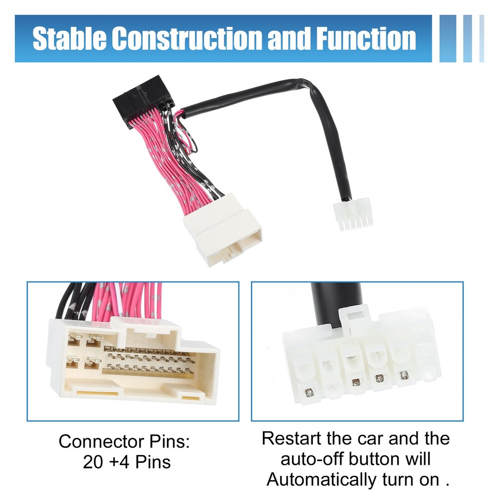 Auto Start Stop A-Off Cable Replacement for Ford Bronco 21-22 Plastic 1 Set